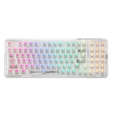  Bàn phím cơ Machenike K500F-B94W Tri-Mode RGB White | Wireless, GR Crystal Switch 