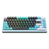  Bàn phím cơ Machenike K600T-B82 Tri-Mode RGB Grey Blue | Wireless, GR Silver Switch 