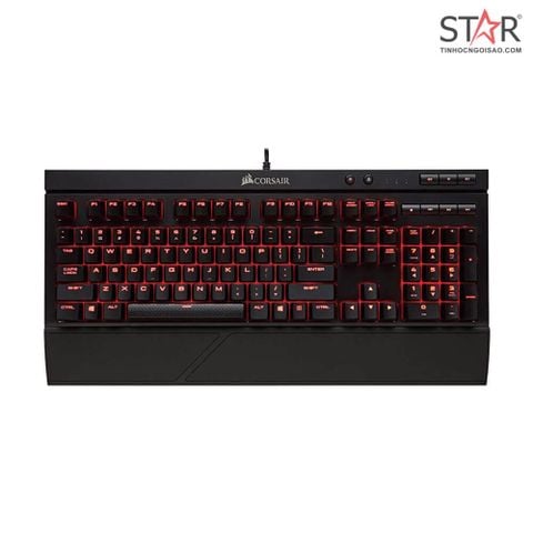 Bàn Phím Corsair K68 Red Led - MX Red (Đen)