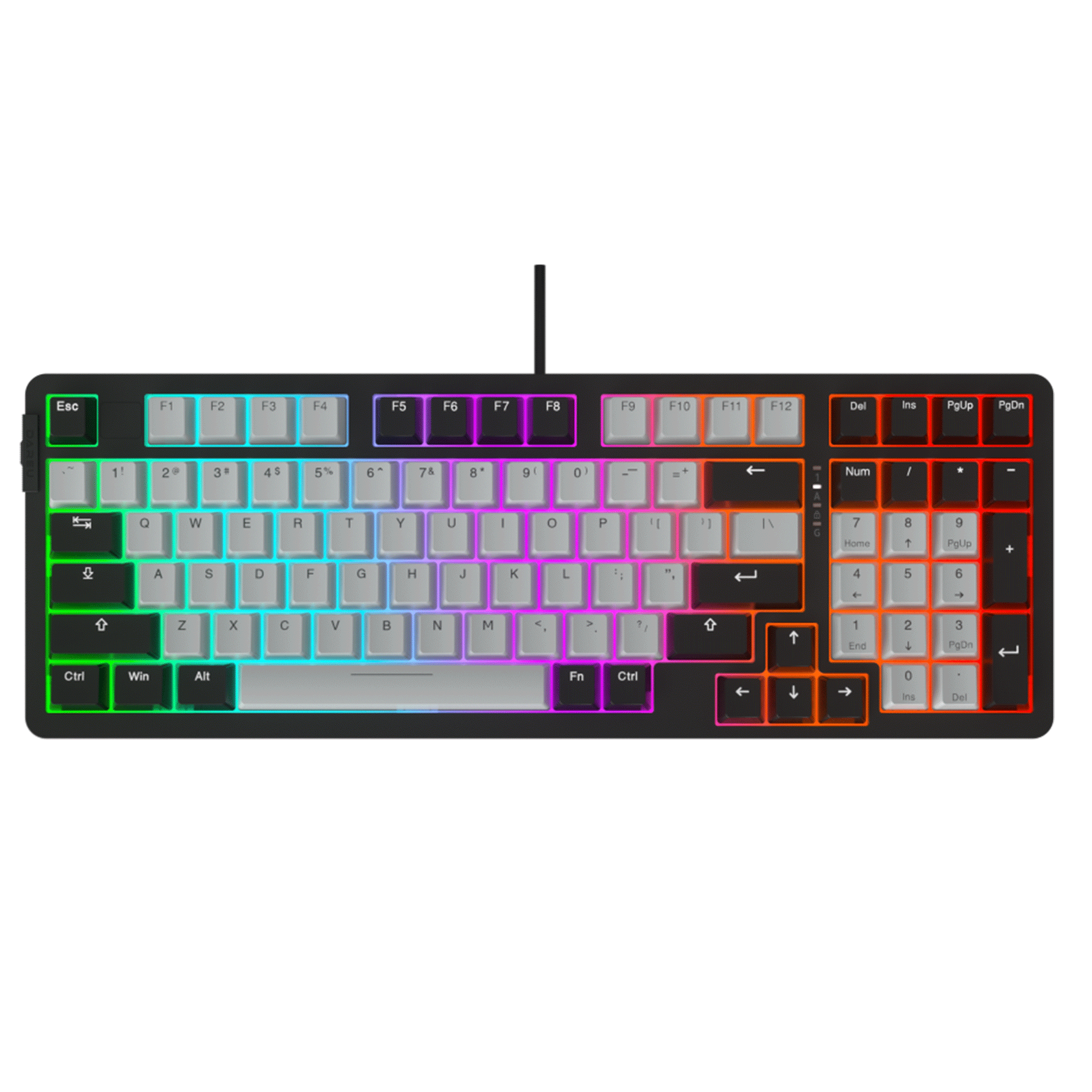 Bàn phím quang cơ Gaming Dare-U EK98X PBT Black - Grey | Blue switch