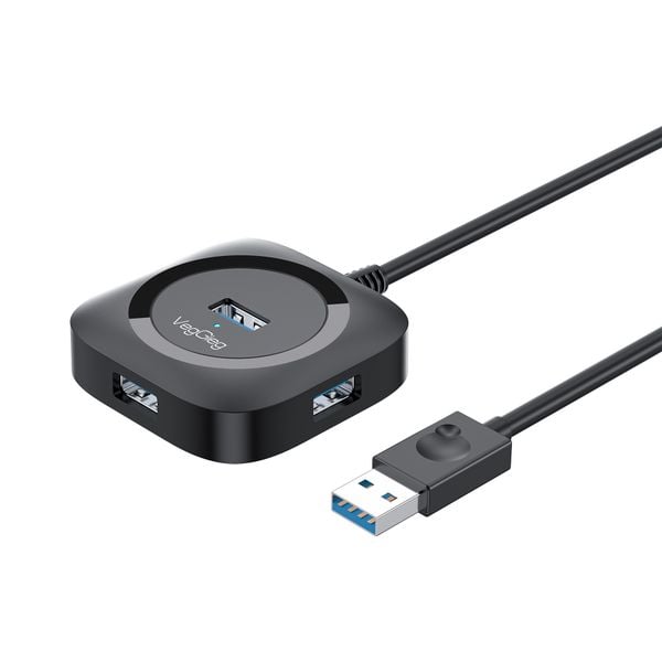  Bộ chia USB 3.0 VEGGIEG V-U342 | 1m, 4 ports 
