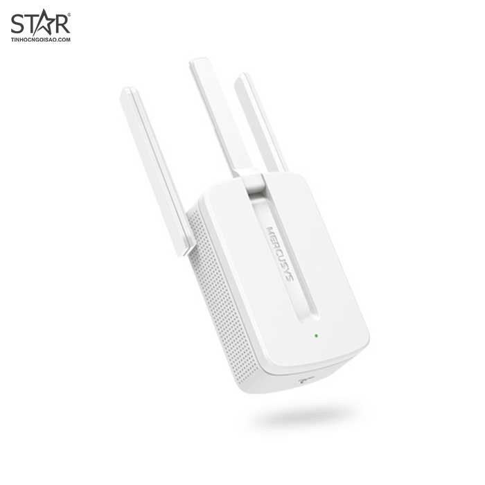 Bộ Kích Sóng Wifi Repeater Mercusys MW300RE 300Mbps 3 anten