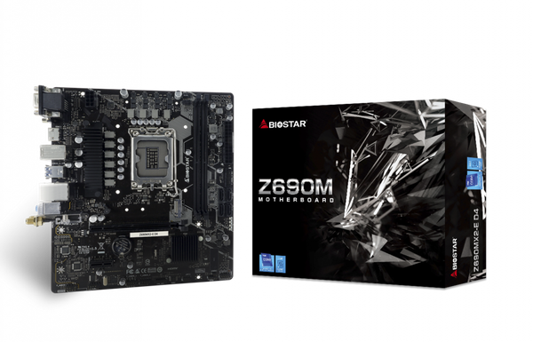  Mainboard Biostar Z690MX2-E Wifi DDR4 | LGA 1700, mATX, 2 khe RAM 
