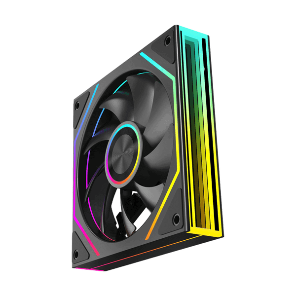  Quạt tản nhiệt PC Leopard Prism 4RS Ultra | Fan lẻ 120mm, ARGB, Đen 