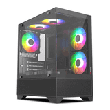  Thùng máy Case Magic Mix Tower Air - Đen | Aio 240, hồ cá 