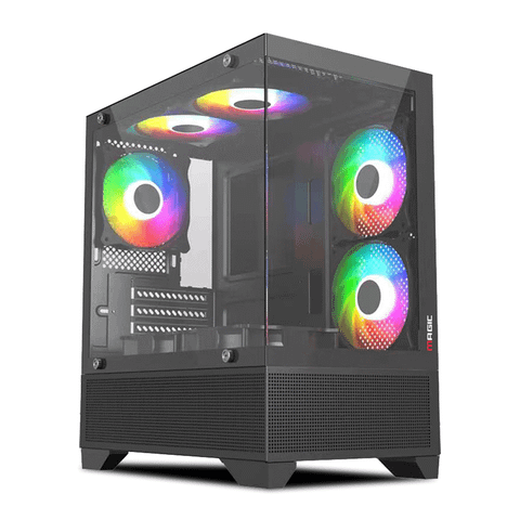 Thùng máy Case Magic Mix Tower Air - Đen | Aio 240, hồ cá