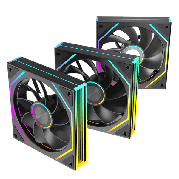  Quạt tản nhiệt PC Leopard Prism 4RS Ultra | Fan lẻ 120mm, ARGB, Đen 