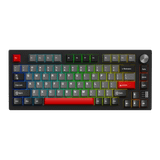  Bàn phím cơ Dare-U EK75 Pro AL Black Red | Wireless, case nhôm, Cloud (Linear) Switch 