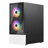  Thùng máy Magic GM-04 Black White - Đen trắng | Kèm sẵn 3 fan 