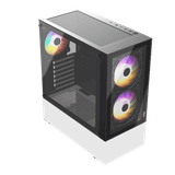  Thùng máy Magic GM-04 Black White - Đen trắng | Kèm sẵn 3 fan 