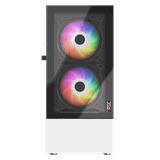  Thùng máy Magic GM-04 Black White - Đen trắng | Kèm sẵn 3 fan 