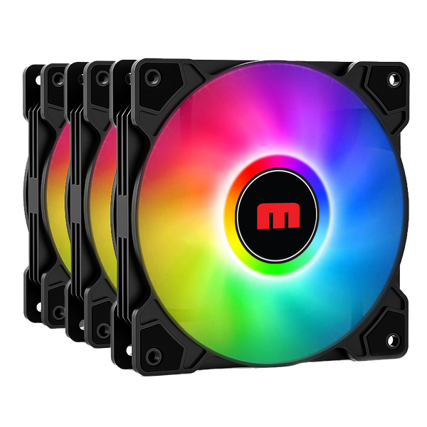 Quạt tản nhiệt PC Magic FC-01 | Fan lẻ 120mm, ARGB, Đen 