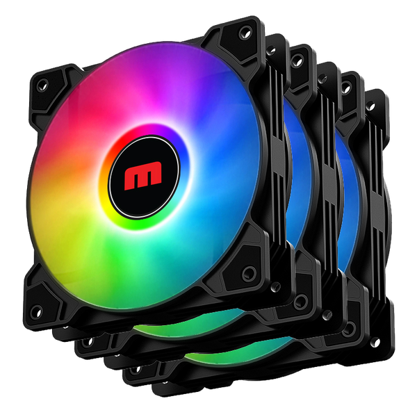  Quạt tản nhiệt PC Magic FC-01 | Fan lẻ 120mm, ARGB, Đen 