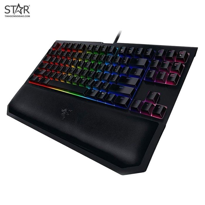 Bàn Phím Cơ Razer BlackWidow Tournament Edition Chroma V2 Yellow Switch TKL (RZ03-02190800-R3M1)