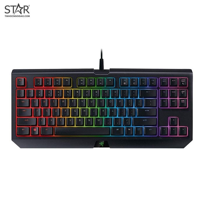 Bàn Phím Cơ Razer BlackWidow Tournament Edition Chroma V2 Yellow Switch TKL (RZ03-02190800-R3M1)