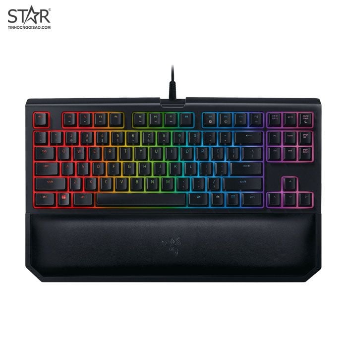 Bàn Phím Cơ Razer BlackWidow Tournament Edition Chroma V2 Yellow Switch TKL (RZ03-02190800-R3M1)