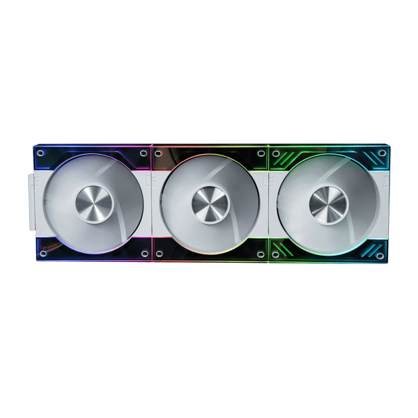  Quạt tản nhiệt PC Leopard Interstellar V3 | Kit 3 fan 120mm, ARGB, Trắng 