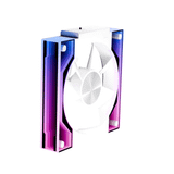  Fan Case Leopard Interstellar V3 - White | Kit 3 fan, ghép nối không dây, lẫy chuyển hướng gió 