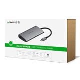  Bộ chuyển đổi HUB Ugreen (50538) | USB-C sang HDMI, USB 3.0, SD, TF, Lan Gigabit 