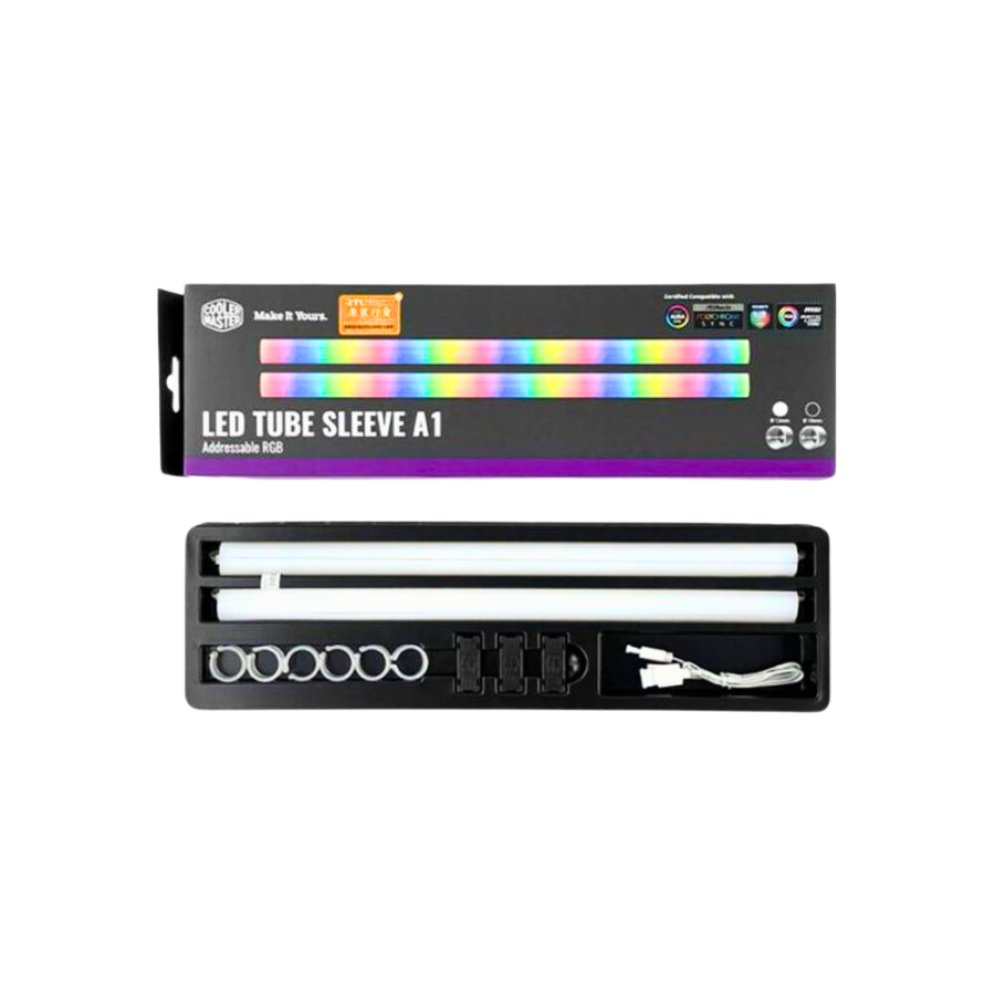 Bộ Cooler Master LED Tube Sleeve A1 ARGB (12mm) (MFX-ATHN-12NNN-R1)