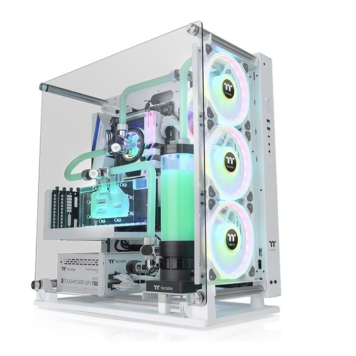 Thùng máy Thermaltake Core P3 TG Pro - Trắng (CA-1G4-00M6WN-09)