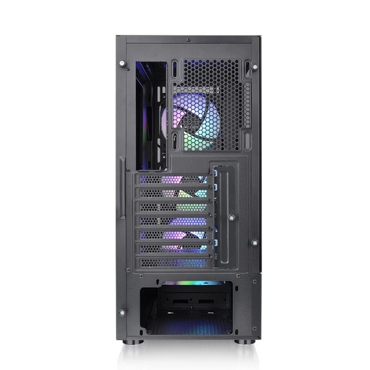 Thùng máy Case Thermaltake S200 TG ARGB Mid Tower Chassis | Đen, sẵn 4 fan ARGB (CA-1X2-00M1WN-00)