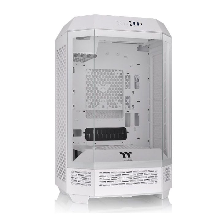 Thùng máy Case Thermaltake The Tower 300 Snow Micro Tower Chassis | Trắng, sẵn 2 fan ARGB 14cm (CA-1Y4-00S6WN-00)