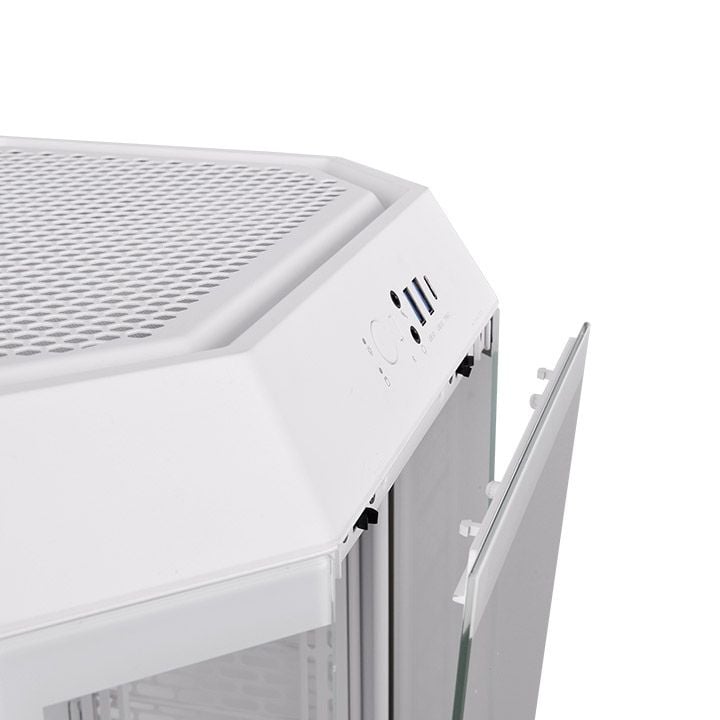 Thùng máy Case Thermaltake The Tower 300 Snow Micro Tower Chassis | Trắng, sẵn 2 fan ARGB 14cm (CA-1Y4-00S6WN-00)