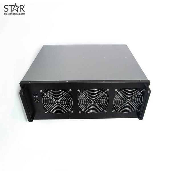  Thùng máy Bitcoin 4U 4W5 (3 Fan – Lắp 6 VGA) 