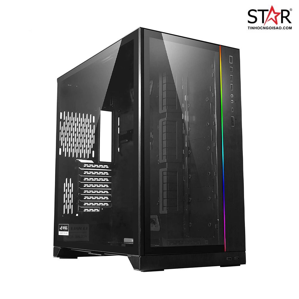 Thùng máy Case Lian Li O11 Dynamic XL ROG Certified (Black) ATX Full Tower