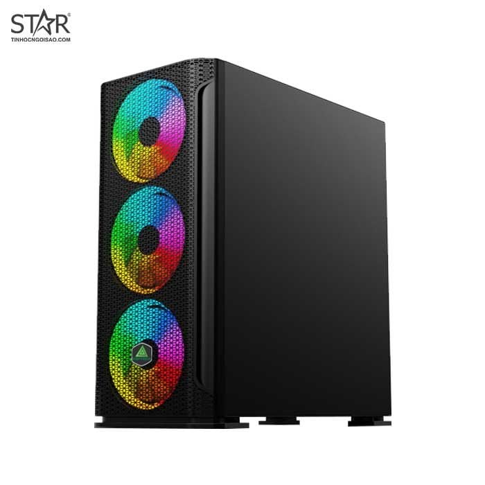 Thùng máy Case VSPTECH Gaming FA-404B (Tặng 4 Fan RGB)