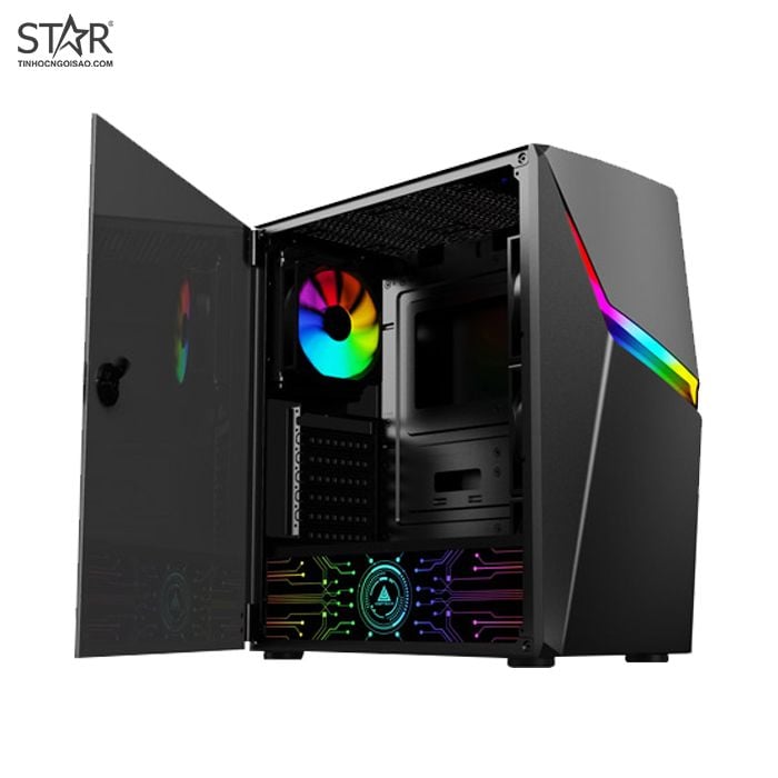 Thùng máy Case VSPTECH Gaming FA-400 (Tặng 1 Fan RGB)