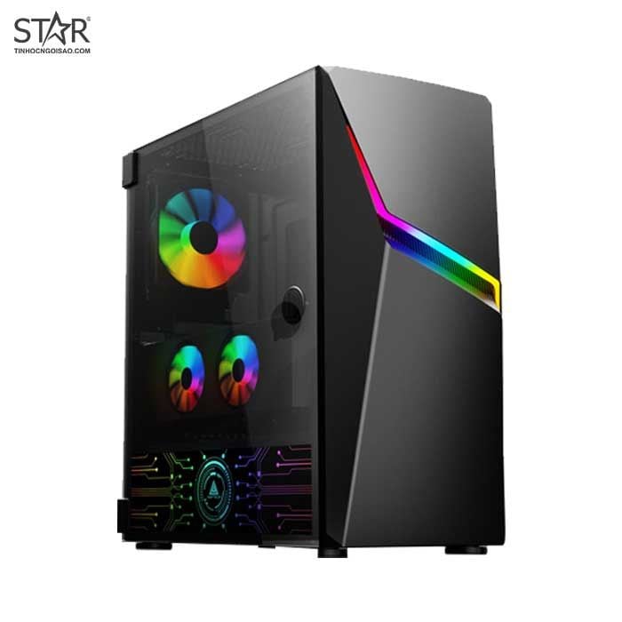 Thùng máy Case VSPTECH Gaming FA-400 (Tặng 1 Fan RGB)