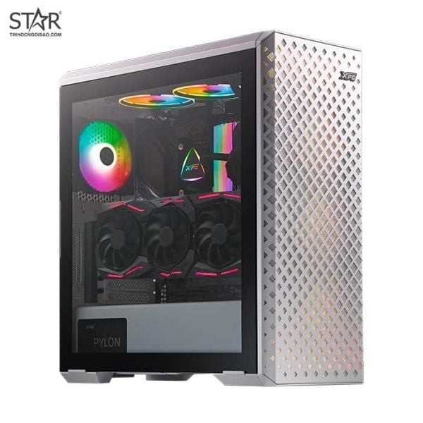 Thùng máy Case Adata XPG Defender Pro White (Tặng 3 Fan ARGB)