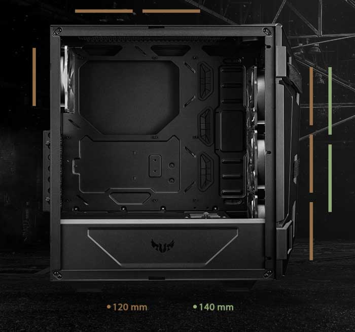 Thùng máy Case Asus TUF Gaming GT301 Mid Tower