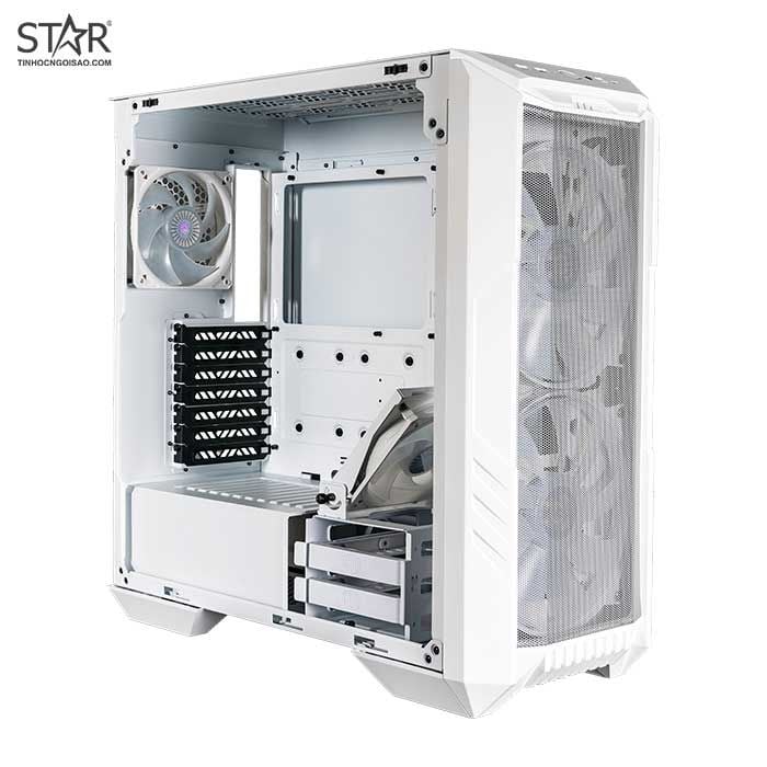 Thùng máy Case Cooler Master MasterCase HAF 500 White Mid Tower (H500-WGNN-S00)