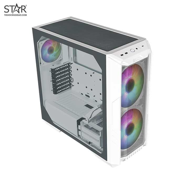 Thùng máy Case Cooler Master MasterCase HAF 500 White Mid Tower (H500-WGNN-S00)