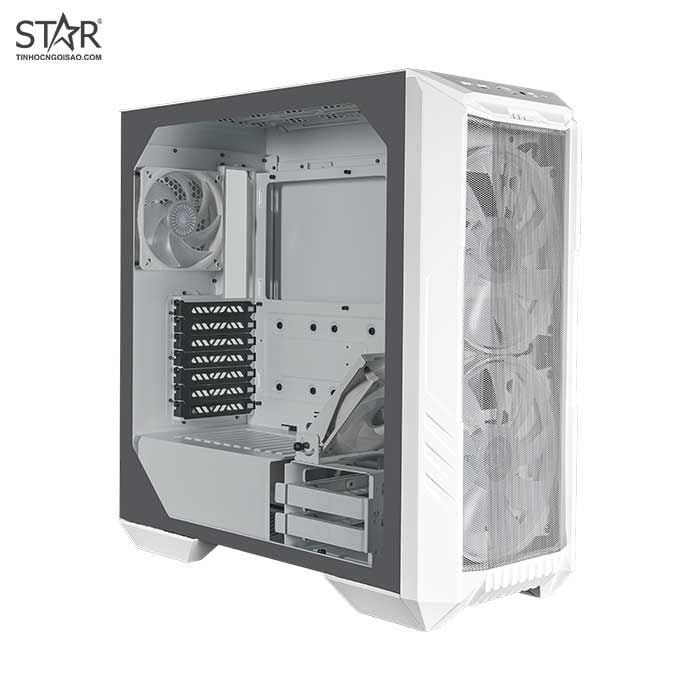 Thùng máy Case Cooler Master MasterCase HAF 500 White Mid Tower (H500-WGNN-S00)