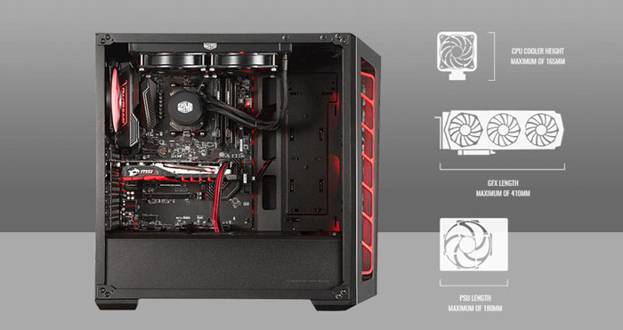 Cooler Master MasterBox MB520 Black Trim