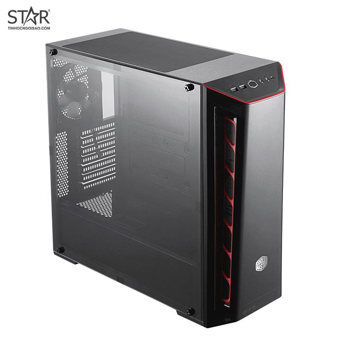 Thùng máy Case Cooler Master MasterBox MB520 Red Trim Mid Tower (MCB-B520-KANN-S00)