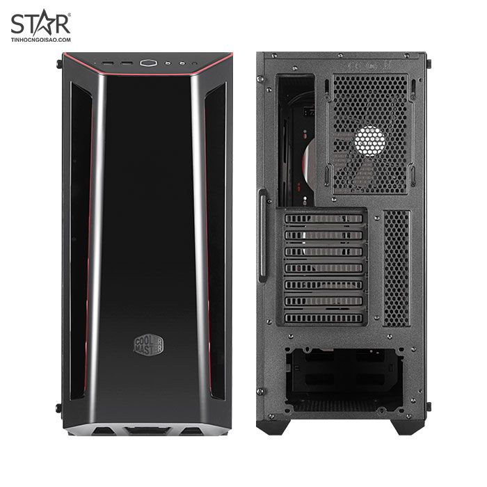 Thùng máy Case Cooler Master MasterBox MB520 Red Trim Mid Tower (MCB-B520-KANN-S00)