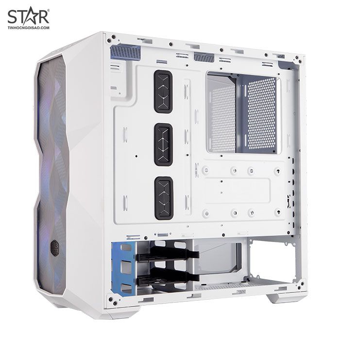 Thùng máy Case Cooler Master MasterBox Mesh TD500 ARGB White Mid Tower (Tặng 3 Fan ARGB)