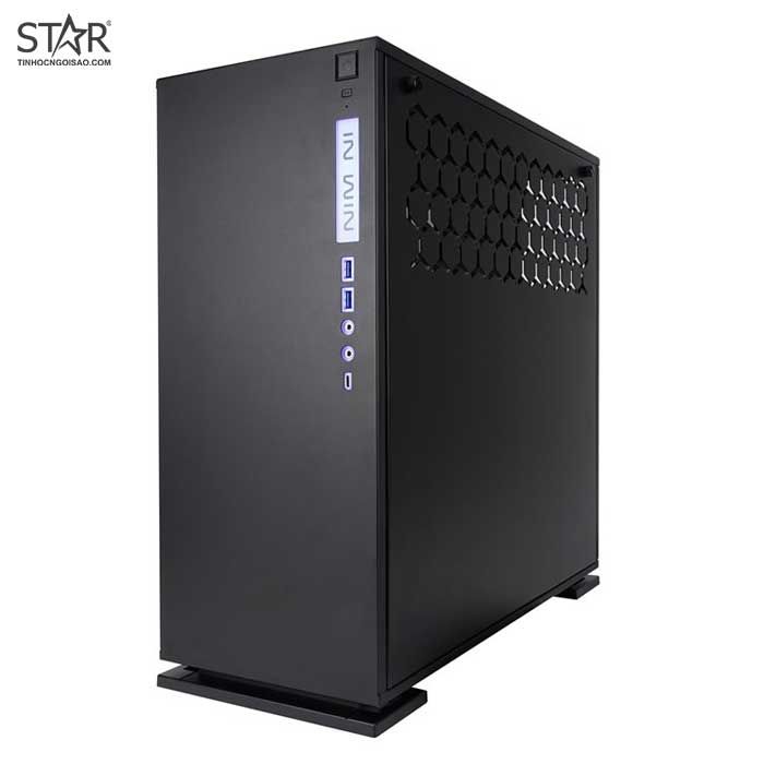 Thùng máy Case InWin 303C Black ATX Mid Tower – Tempered Glass (Đen)