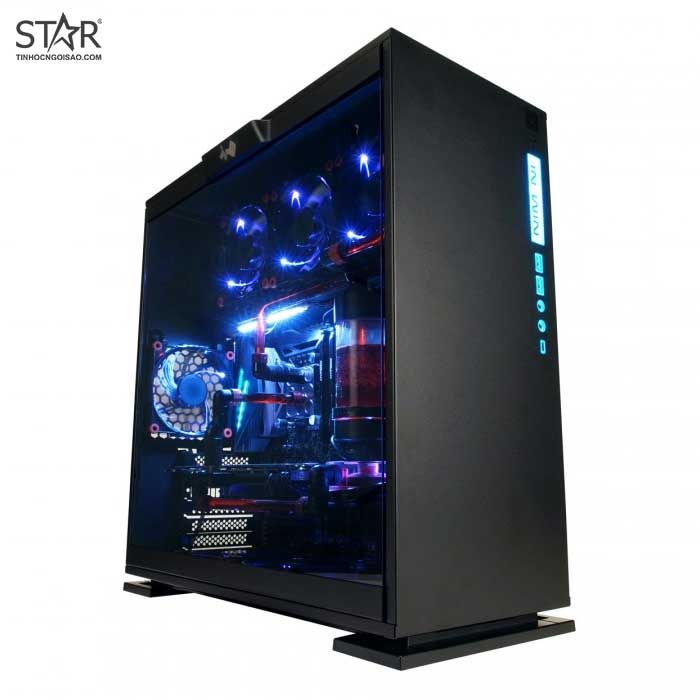 Thùng máy Case InWin 303C Black ATX Mid Tower – Tempered Glass (Đen)