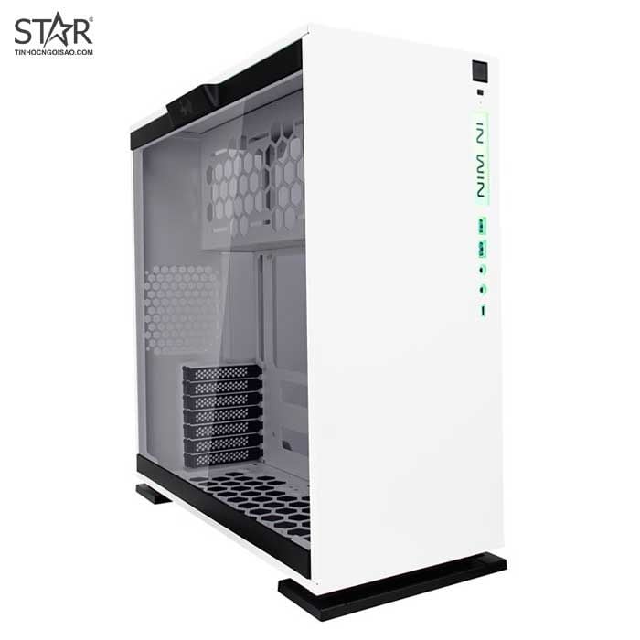 Thùng máy Case InWin 303C White ATX Mid Tower – Tempered Glass (Trắng)