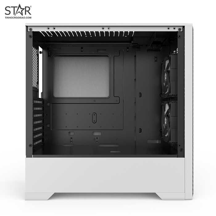 Thùng máy Case Metallic Gear Neo Air White Series Mid Tower (MG-NE520A_BW01) (Trắng)