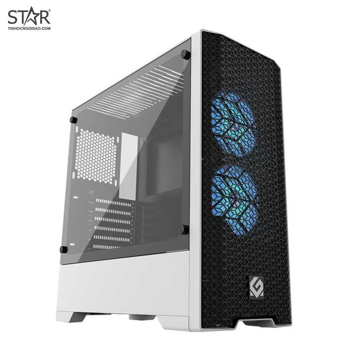 Thùng máy Case Metallic Gear Neo Air White Series Mid Tower (MG-NE520A_BW01) (Trắng)