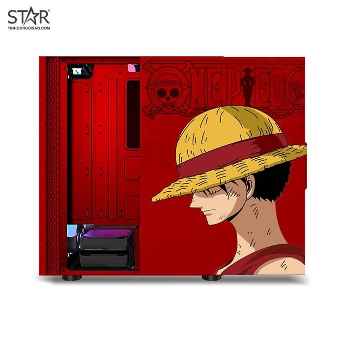 Thùng máy Case MIK DT03 RED LUFFY (No Fan)