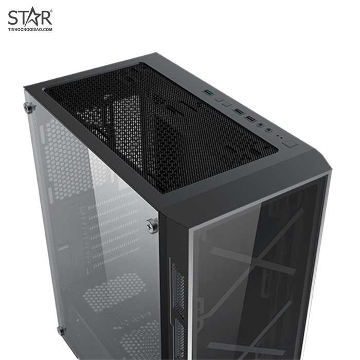 Thùng máy Case MIK TN10 Mid Tower (Tặng 3 Fan RGB)