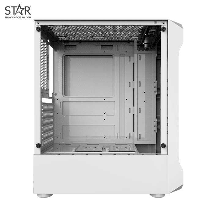 Thùng máy Case MIK AH01 Tempered Glass (Trắng) (No Fan)